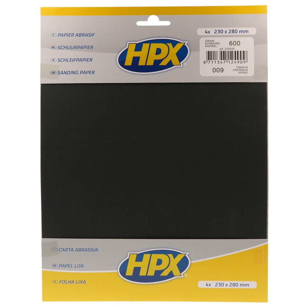 Hârtie abrazivă pentru utilizare cu apă P600 X4 - MTP-235934 - 235934 - 8711347124909