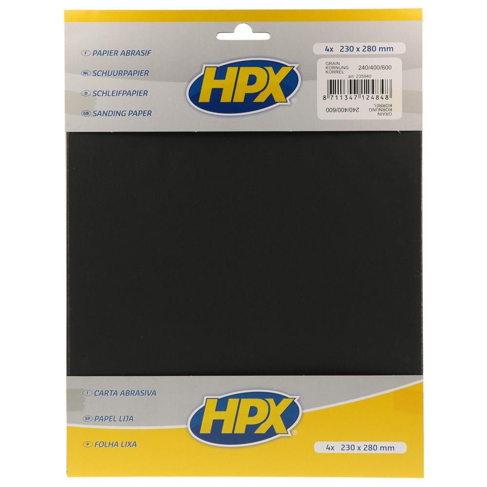 Hârtie abrazivă pentru utilizare cu apă 240/400/600 - MTP-235940 - 235940 - 8711347124848