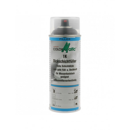 Apprêt garnissant 1k noir 400 ml COLORMATIC