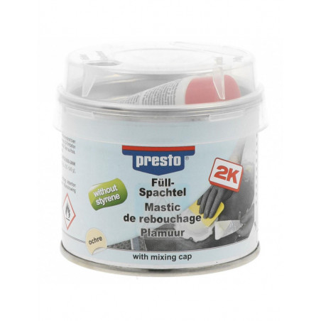 Mastic de remplissage 2K sans styrène PRESTO 250g