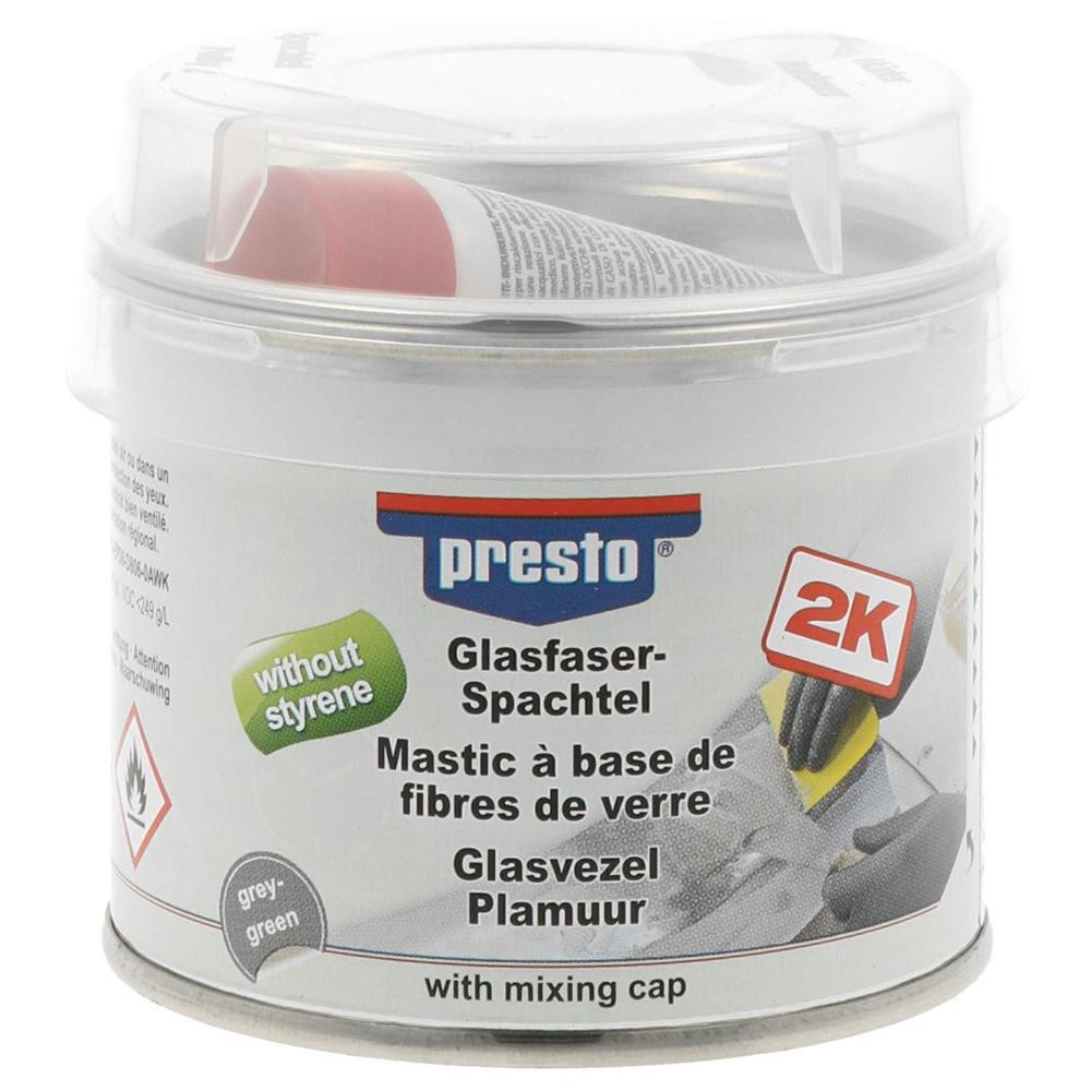 PRESTO 2K stucco per fibra di vetro senza stirene 250g - MTP-443619 - 443619 - 4048500443619