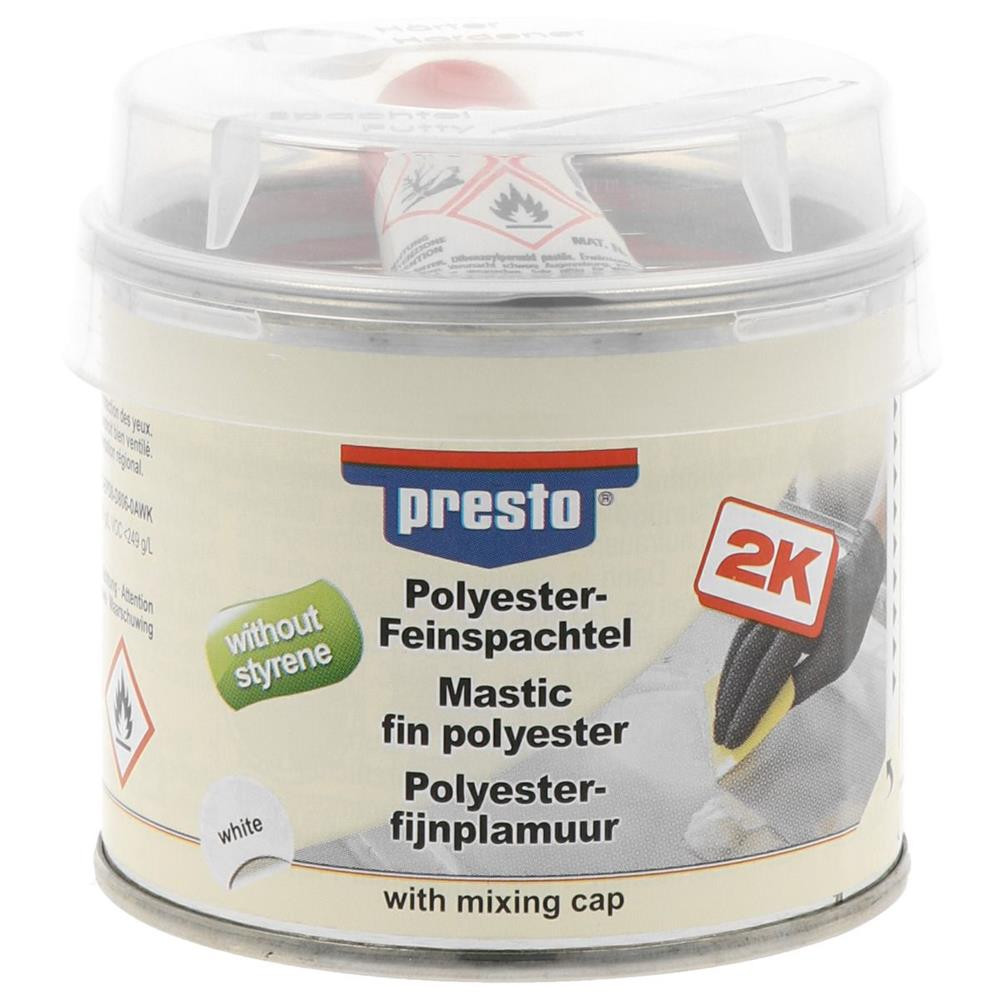 PRESTO 250g Styrene-free Polyester Thin Filler 2K - MTP-443664 - 443664 - 4048500443664