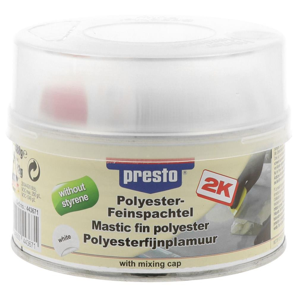 PRESTO 500g Polyester Thin Filler, Styrene Free - MTP-443671 - 443671 - 4048500443671