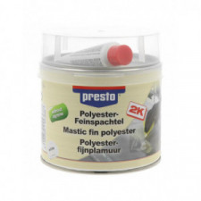 Mastic fin à base de polyester 2K sans styrène PRESTO 1kg
