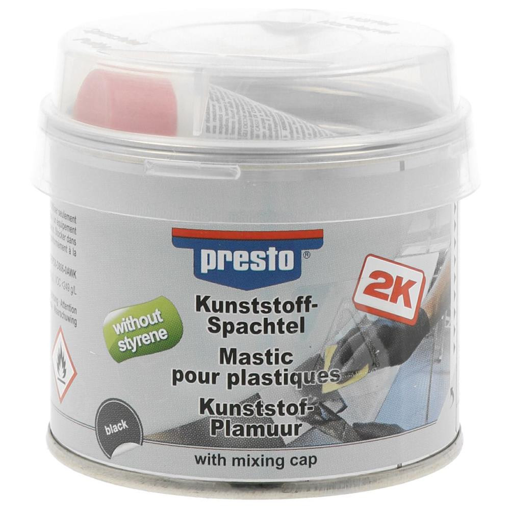 Mastic plastique 2K sans styrène PRESTO 250g - MTP-443732 - 443732 - 4048500443732