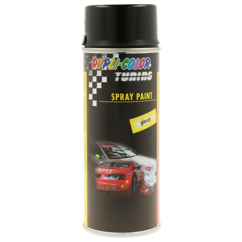 DUPLI Tuning Standaard Zwart Glanzende Rallye Lak 400ml - MTP-657832 - 657832 - 4048500657832