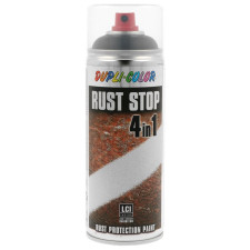 DUPLI Roeststop 4 In 1 Satijn Zwarte Anti-roestverf 400ml - MTP-868320 - 868320 - 4048500868320