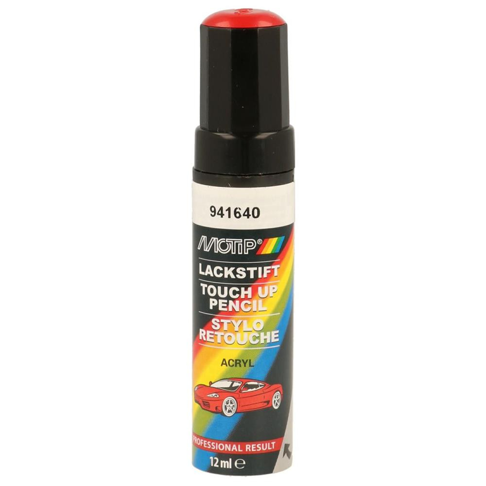Pinceau de retouche 941640 Rouge Brillant MOTIP Touch Up 12ml - MTP-941640 - 941640 - 8711347920372