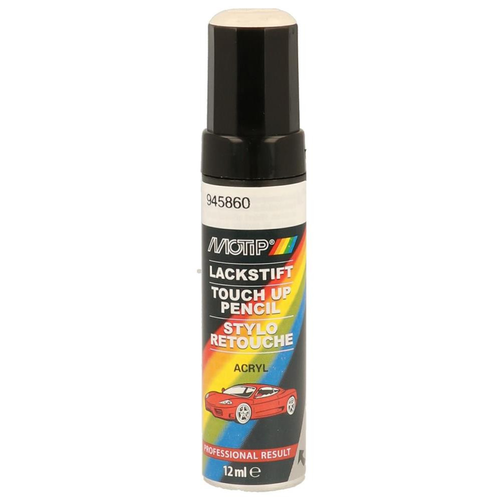 945860 MOTIP Touch Up Brush White Gloss 12ml - MTP-945860 - 945860 - 8711347921270