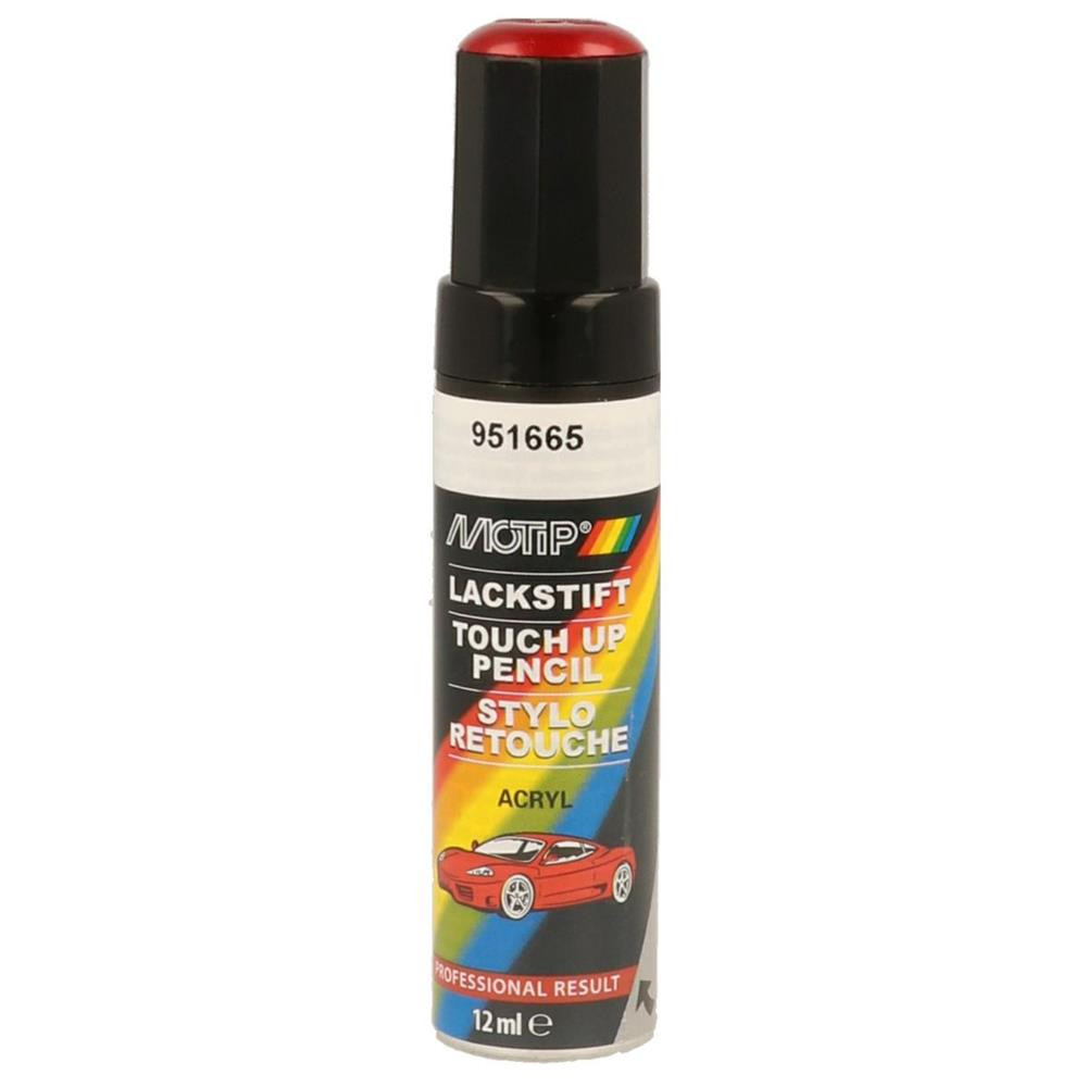 Touch Up Brush 951665 Metallic Rood MOTIP Touch Up 12ml - MTP-951665 - 951665 - 8711347114153