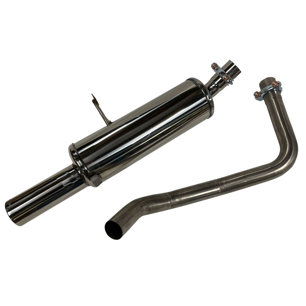 Inoxcar Stainless Rear Exhaust Renault Megane II 1.6 16v 1x80mm - IC-REME0980 - REME.09.80 - 3661768258101