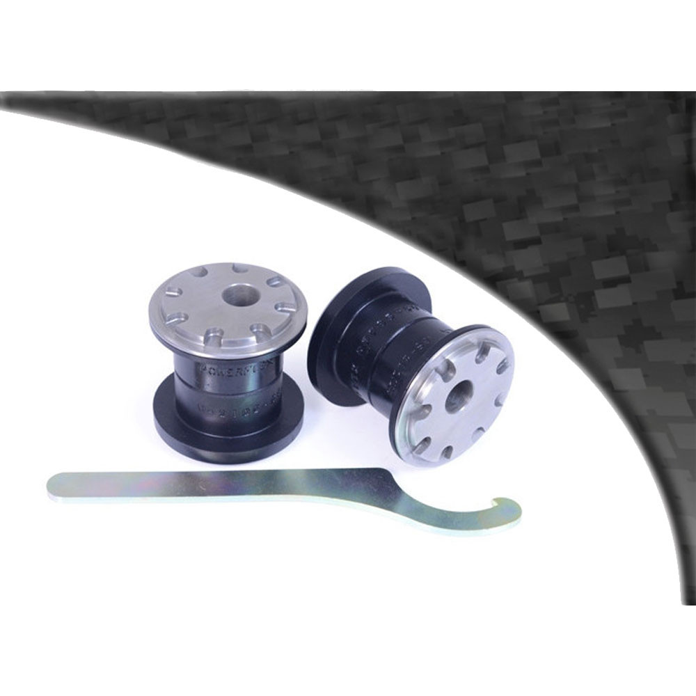 Silent-Bloc Powerflex Black Avant Triangle Avant Carrossage Réglable Audi A3 MK2 8P (2003-2012) - PF-F85501G-2N - PFF85-501GBLK - 5055676529947