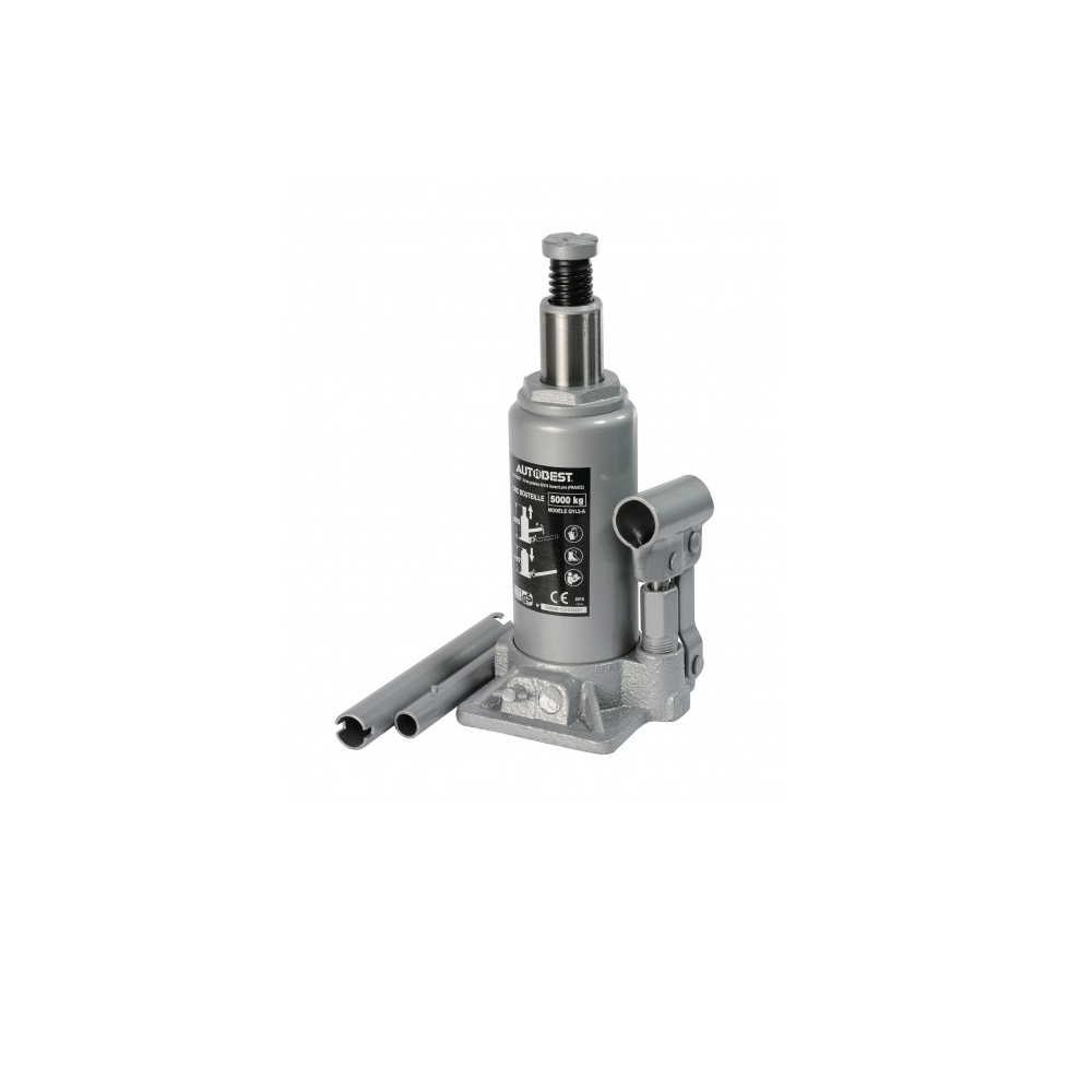 5 Ton hydraulische krik Mini 197mm Maxi 382mm - AS-504014-5 - 33221 - 3661768291719