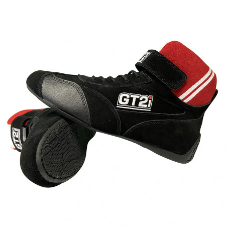 Bottines GT2i Race FIA noir/rouge