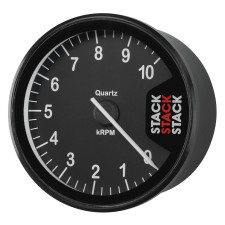 Toerenteller Stack Clubman 0-10000RPM Diameter 80 Zwart - ST-200-0-10000 - ST200-010 - 3661768863312