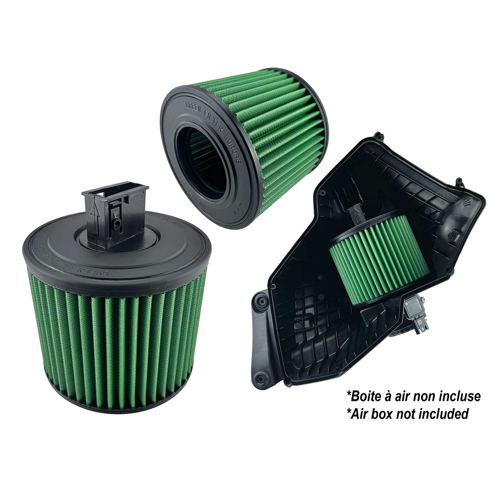 Luchtfilter GREEN FILTER BMW SERIE 1 (E81/E82/E87/E88) 125 i 03/08- - GR-G791019 - G791019 - 3701194110403