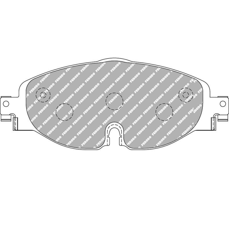 Ferodo DSUNO remblokken voor Golf 7 GTD Lucas/TRW - F-CP4433Z - FCP4433Z - 3661768753767