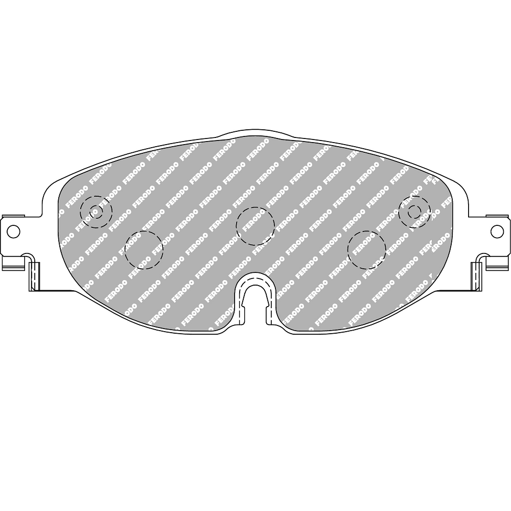 Ferodo DSUNO pastiglie freno anteriore per Golf 7 GTD Lucas/TRW - F-CP4433Z - FCP4433Z - 3661768753767