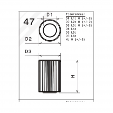 Filtre à air de remplacement origine GREEN FILTER Land Rover DEFENDER 110 2,5L