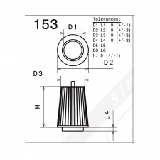 Filtre à air remplacement d'origine Green pour Mini 1,6/2,0D R55-R61 10-16