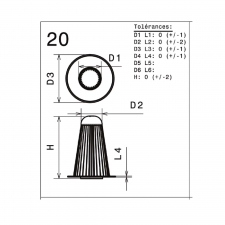 Filtre à air de remplacement origine GREEN FILTER EXPLORER 4,0L V6 1 96-