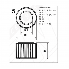 Filtre à air de remplacement origine GREEN FILTER Nissan TERRANO I 2,7L TD