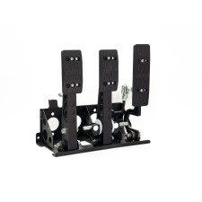 Pedalenkast Zwart 3 pedalen OBP 4,9:1 / 5,24:1 zonder hoofdremcilinder Vloermontage - OBP-0002PR-B - OBP0002PR-B - 3666618004556