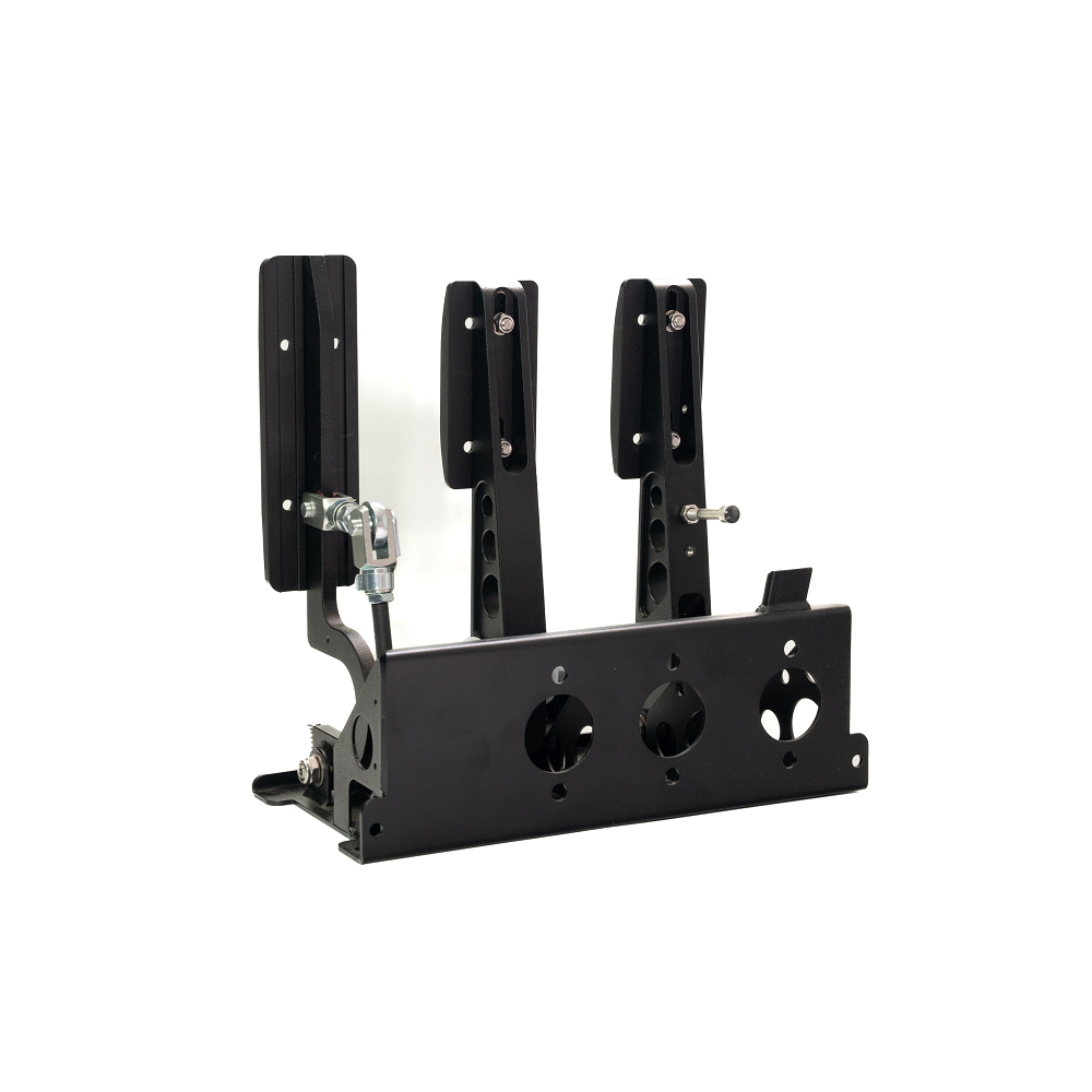 Pedal box Black 3 pedals OBP 4.9:1 / 5.24:1 without Master Cylinder Floor Mounted - OBP-0002PR-B - OBP0002PR-B - 3666618004556