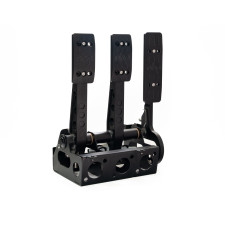 Pedalenkast Zwart 3 pedalen OBP 5,05:1-5,45:1 zonder hoofdremcilinder Vloerbevestiging - OBP-0002PRC-B - OBP0002PRC-B - 3666618004549