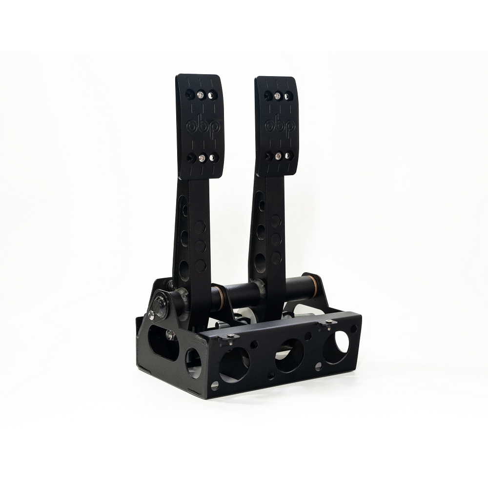 Pedal Box Black 2 pedali OBP 5,05:1/5,45:1 senza cilindro maestro Montaggio a pavimento - OBP-0161PRC-B - OBP0161PRC-B - 3666618004525