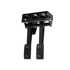 Pedalenbox zwart 2 pedalen OBP 5.05:1/5.45:1 geveerd zonder hoofdremcilinder - OBP-0161PRTC-B - OBP0161PRTC-B - 3666618004518