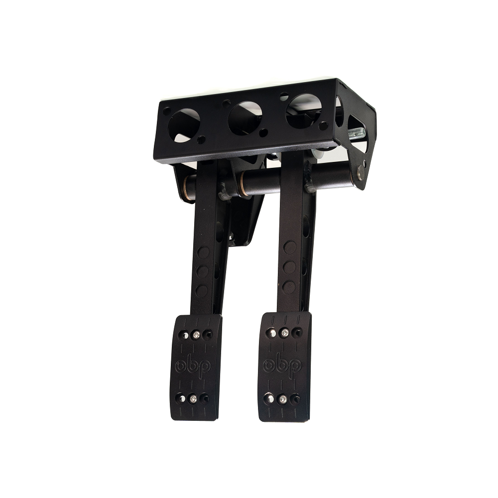 Pedalenbox zwart 2 pedalen OBP 5.05:1/5.45:1 geveerd zonder hoofdremcilinder - OBP-0161PRTC-B - OBP0161PRTC-B - 3666618004518