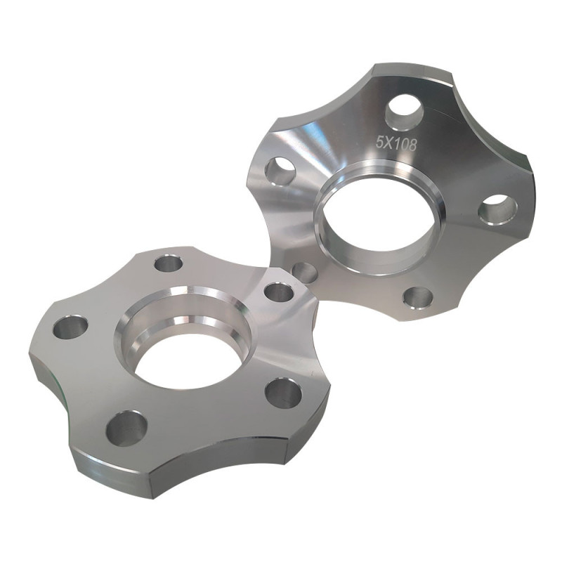 GT2i Race & Safety lightened wheel spacers 20mm 5X108 Renault 60.1mm - BR-ELA20RE5 - 3661768826188