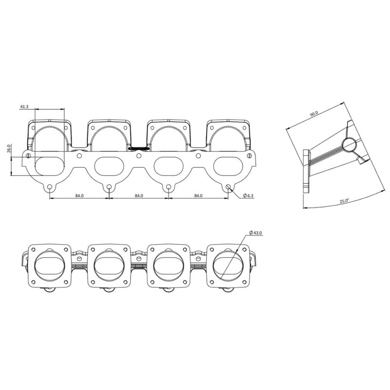 Jenvey Peugeot TU5 1.6L 16V Inlaatpijp - J-MP03 - MP03 - 3661768156155