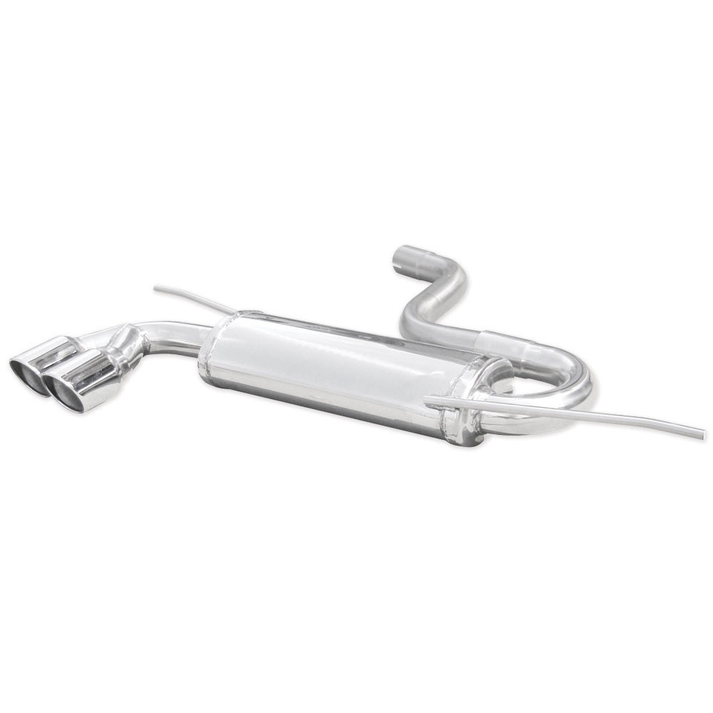 Inoxcar Exhaust Rear Silencer 2X80 X-RACE VOLKSWAGEN GOLF 6 2.0 TDI (170HP) GTD after 2009 - IC-WGO43XR80 - WGO.43.XR80 - 3661768103265