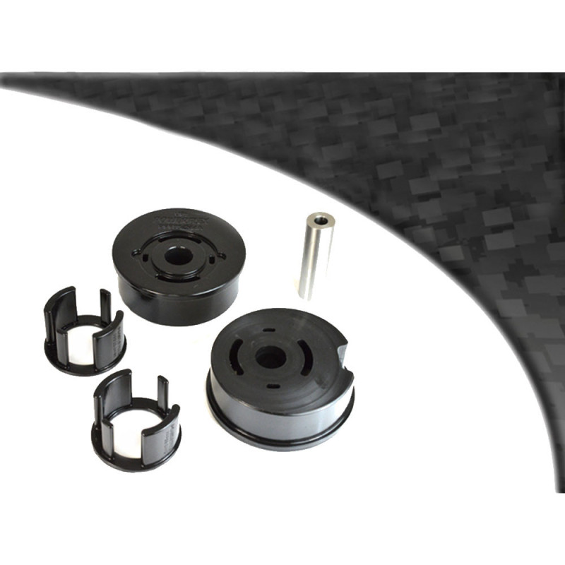 Silent-Bloc Powerflex Zwart Achterste Onderste Motorsteun Zadel Toledo (1992 - 1999) - PF-F85244N - PFF85-244BLK - 5055676531018