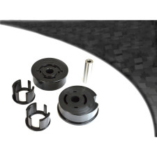 Silent-Bloc Powerflex Zwart Achterste Onderste Motorsteun Zadel Toledo (1992 - 1999) - PF-F85244N - PFF85-244BLK - 5055676531018