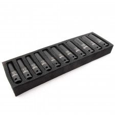 Set di 11 bussole KIELDER da 80 mm e 1/2 (da 10 a 21 mm)