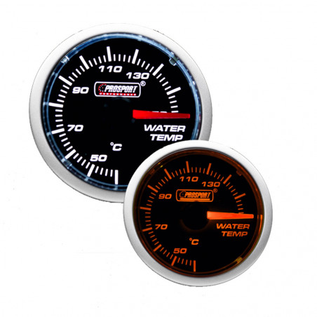 Prosport Water Temperature Gauge Diameter 52mm 150°C + Probe