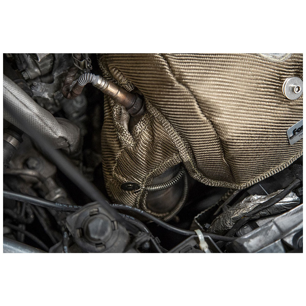 Capac izolant turbo pentru Forge pentru Mercedes A / CL / GLA 45 AMG (motor M133 355 / 376 cv) - FO-FMTUBL9 - FMTUBL9 - 3661768544280