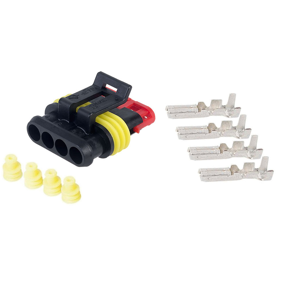 4-weg waterdichte connectoren, type Superseal - FRL-B90534 - 3660343095346