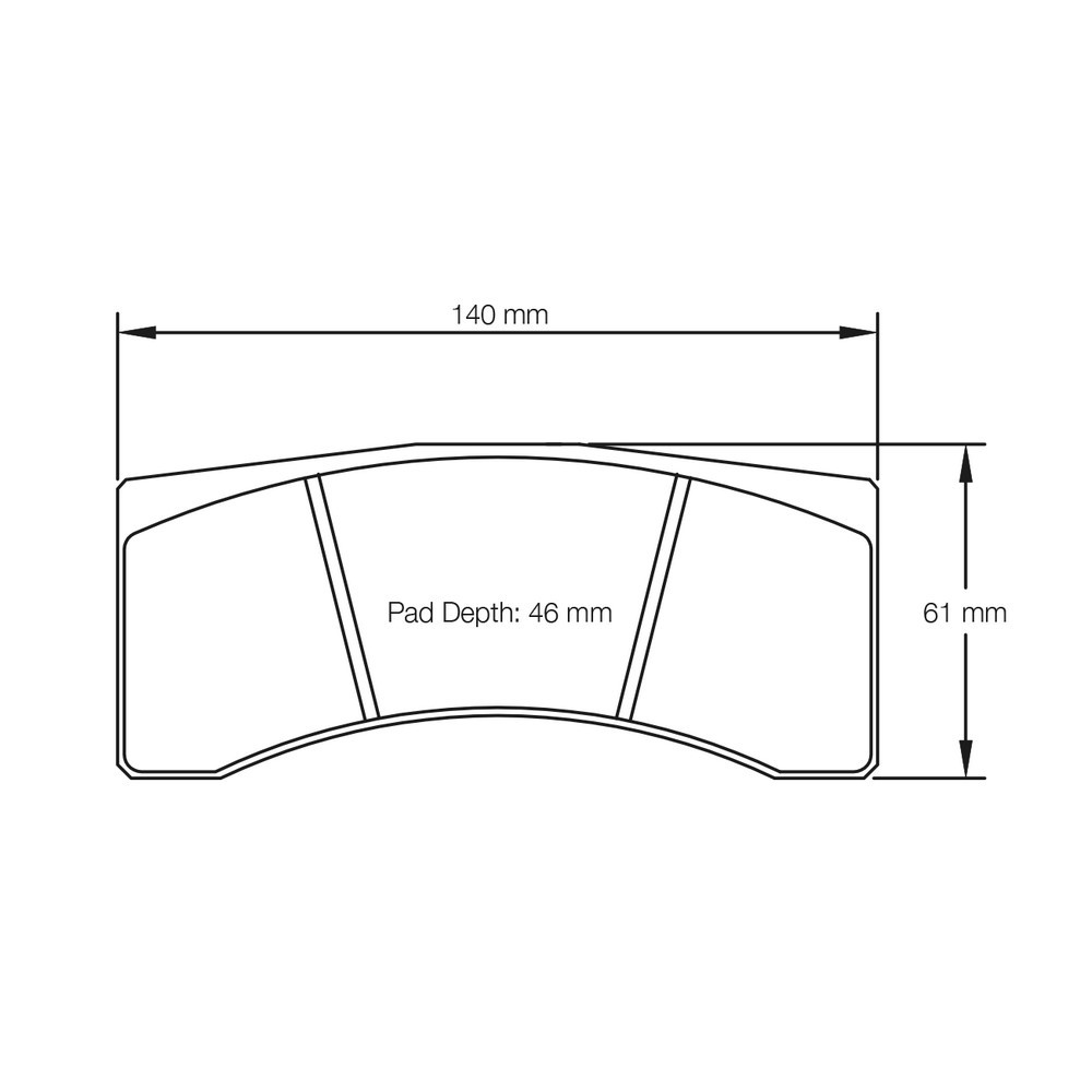 Pagid gelepte remblokken S1617 RST1,RST3,RST5 - PA-1617R-RST.3 - S1617T03B01 - 4056029027449
