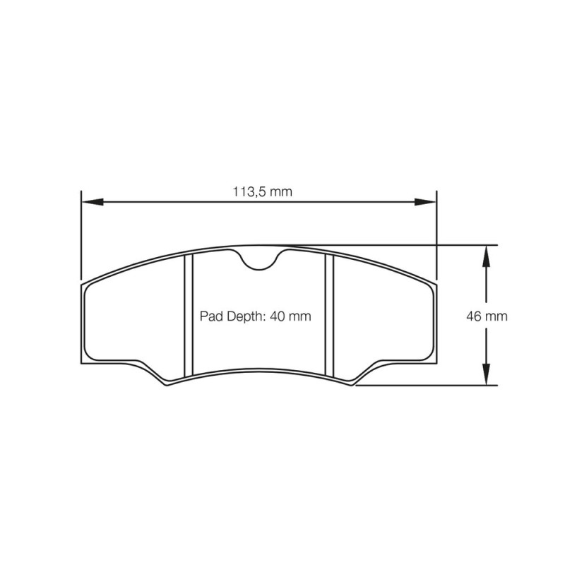 Remblokken Pagid S1749 RST2,RST4,RST5 - PA-1749-RST.2 - S1749T02001 - 4056029027227