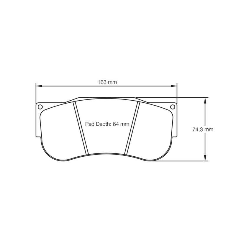 Plăcuțe de frână Pagid rodate S2560 RST1 - PA-2560R-RST.1 - S2560T01B01 - 4056029024851