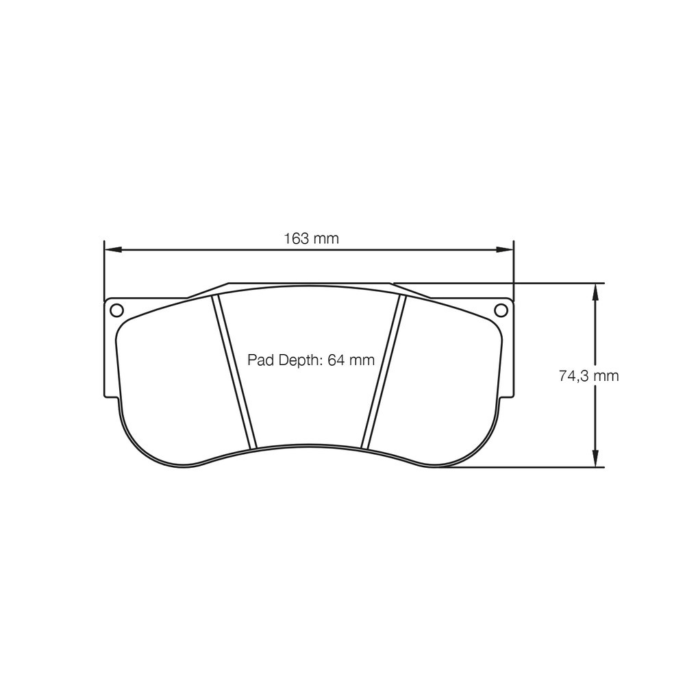 Pastiglie freno Pagid lappate S2560 RST1 - PA-2560R-RST.1 - S2560T01B01 - 4056029024851