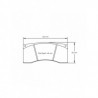 Plaquettes de frein Pagid S2704 RSTD1