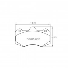 Pagid brake pads S4346 RST1,RST3