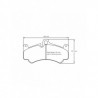 Plaquettes de frein Pagid rodées S8004 RST1,RST3