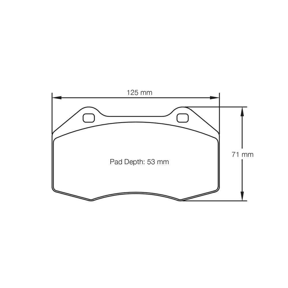 Pagid brake pads rodées S8023 RST3 - PA-8023R-RST.3 - S8023T03B01 - 4056029025247