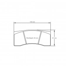 Plaquettes de frein Pagid rodées S8030 RST1,RST3,RST5